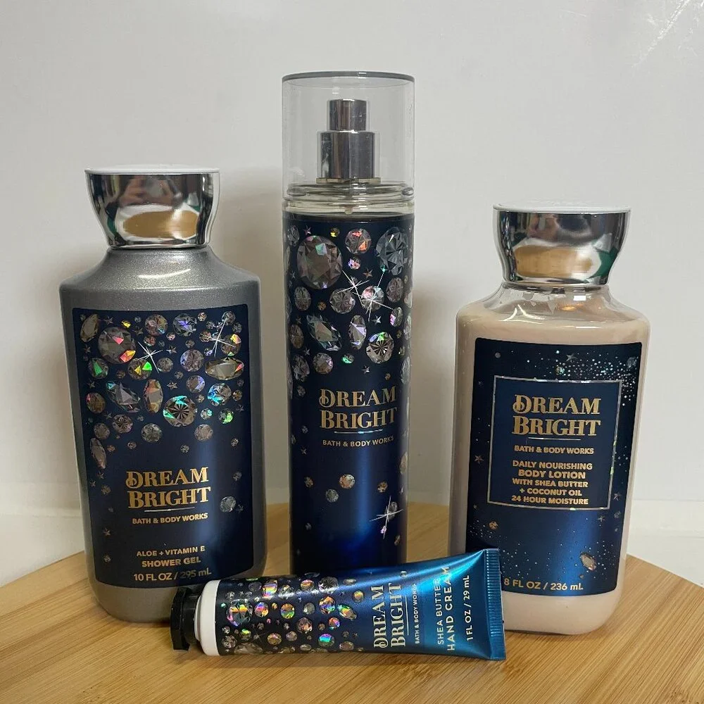 Bath & Body Works Dream Bright Set Shower Gel Body Hand Lotion Fragrance Mist